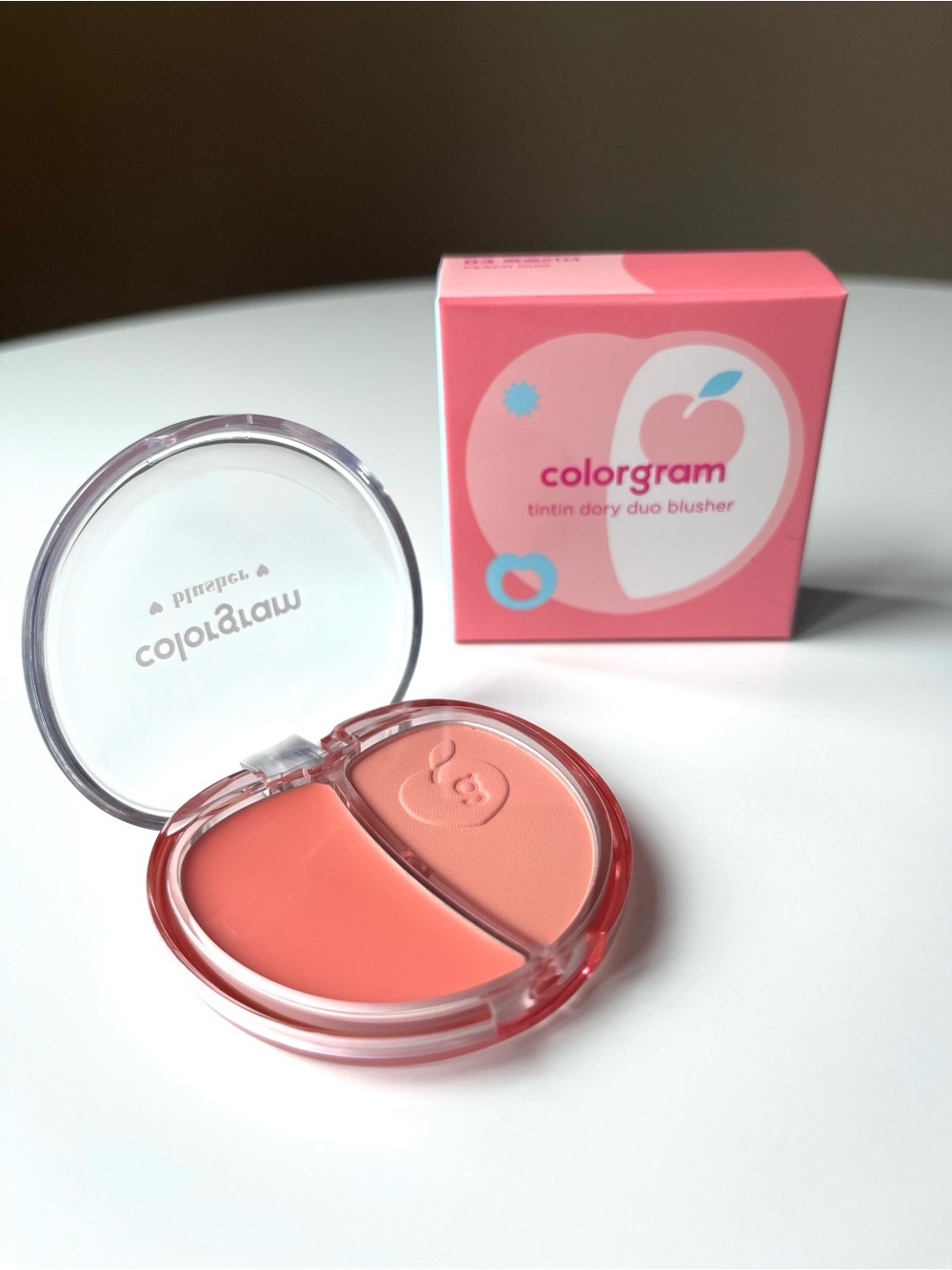 💜 Tintin Dory Duo Blusher - Peachy Pink